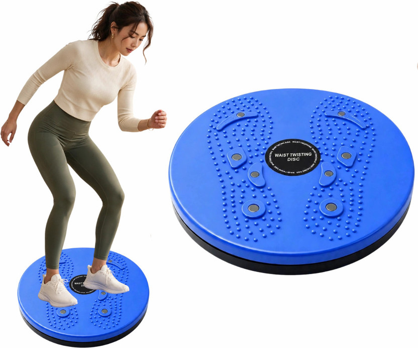 Dizosonic Tummy Twister Exercise Machine Double Sided Acupressure Waist Disc Ab Exerciser(Multicolor)