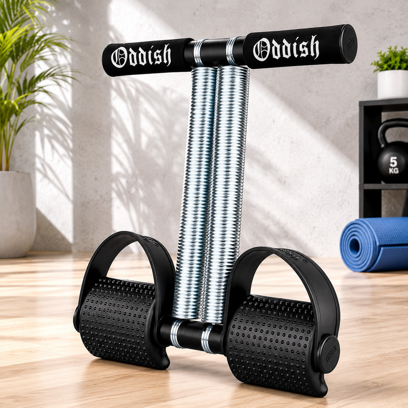 Oddish Oddish Tummy Trimmer 12 inch Double Spring for man and women Ab Exerciser(Black) - Flipkart Deal