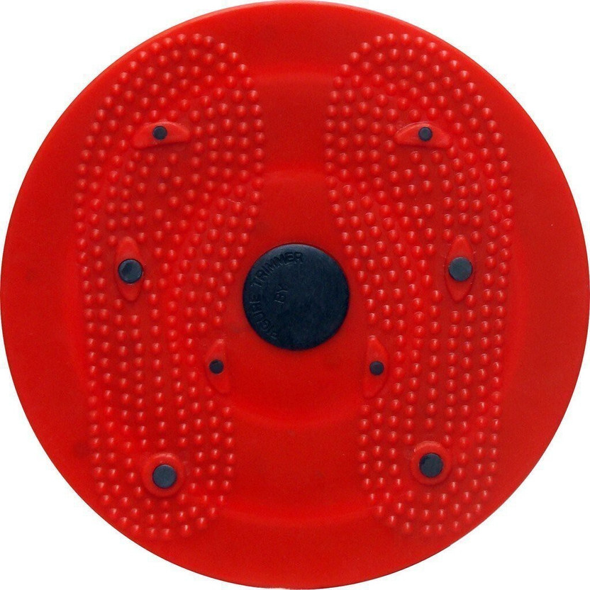 GULU GULU Acupressure Health Care India Big Disc Tummy Trimmer Twister Power Mat Ab Exerciser(Red) - Flipkart Deal