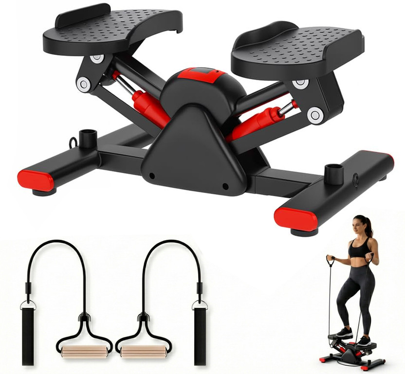 DHVITI DHVITI EXPO Mini Stair Stepper for Home Gym Exercise - Hydraulic Foot Mini Stair Stepper Ab Exerciser(Multicolor) - Flipkart Deal