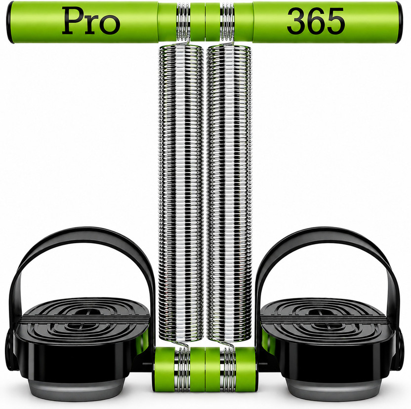 PRO365 Double Spring Tummy Trimmer For Fat Burning & Weight loss Exercises(Green) Ab Exerciser(Green, Black)