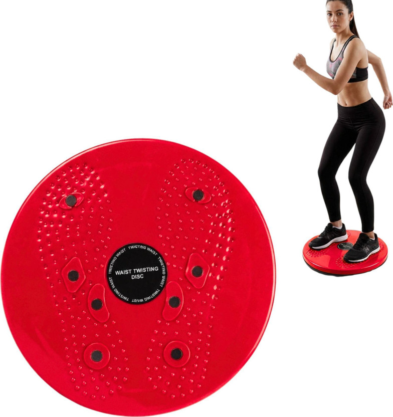 GJSHOP Tummy Twister AB Exercise Acupressure Fat Burning Weight Loss Step Machine Ab Exerciser(Red)