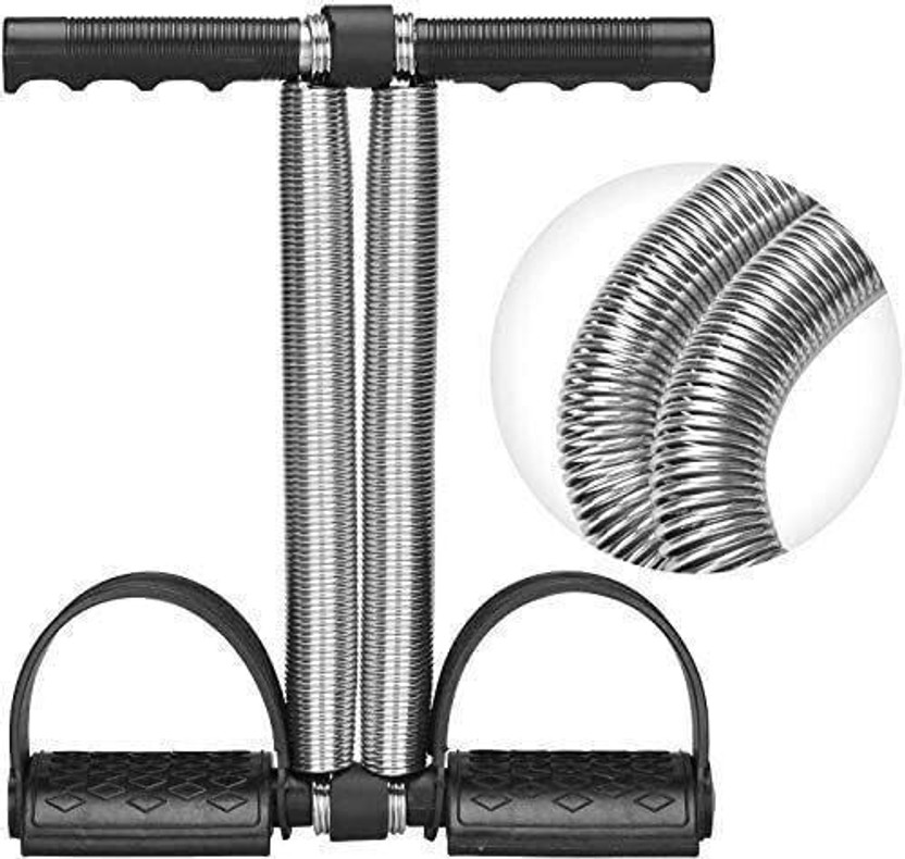 Trex Sports Double Spring Tummy Trimmer for Men and Women – Abdominal Fitness Equipment Ab Exerciser(Black)