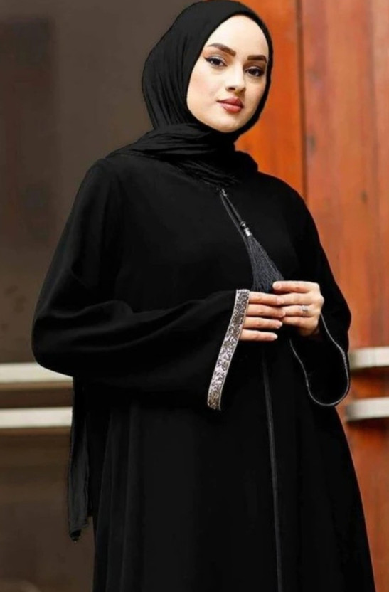 JK JK Enterprises Cotton Blend Argyle Burqa With Hijab(Black) - Flipkart Deal