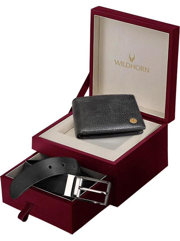 WILDHORN WILDHORN Wallet & Belt Combo(Black) - Flipkart Deal