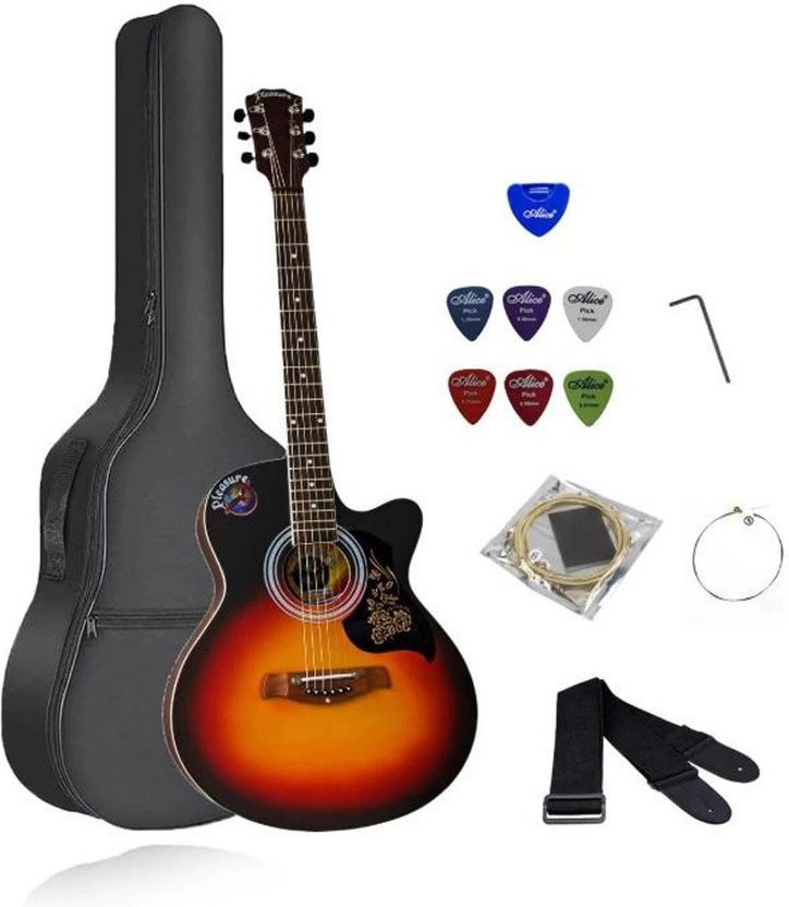 Pleasure Acoustic Guitar Acoustic Guitar Rosewood Rosewood Right Hand Orientation(Black)