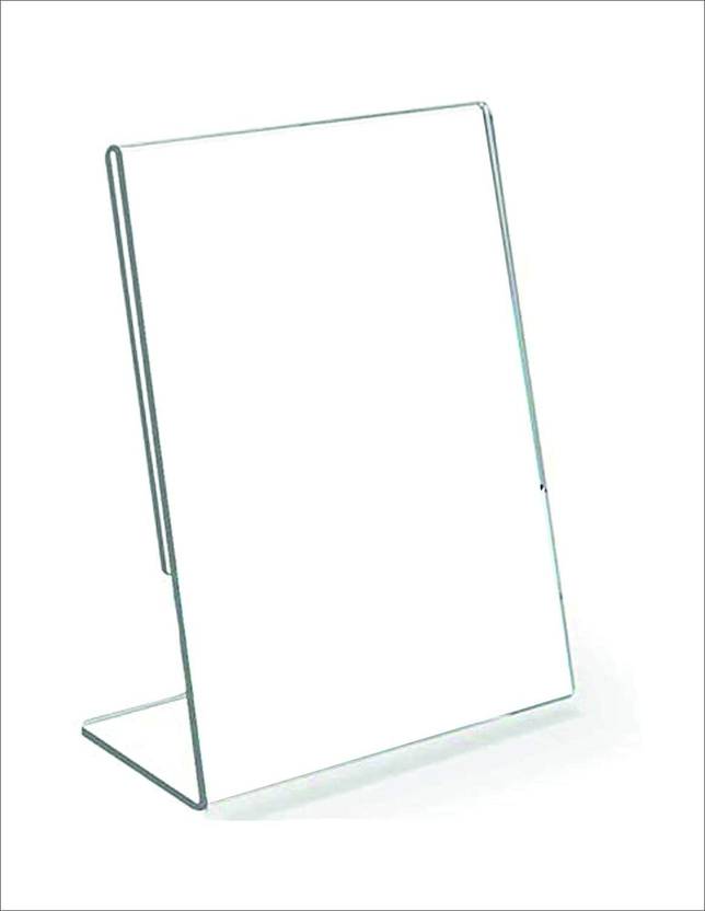 Designholic Acrylic Display Stand Sign & Menu Card Holder Paper Holder