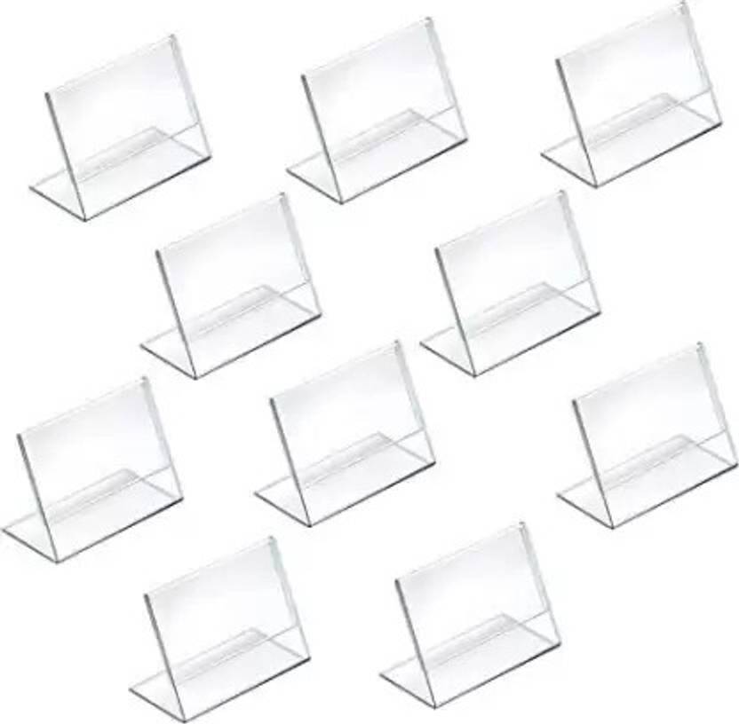 Amazevmprop Acrylic Sign Holder L Shape Double Sided Portrait Style
