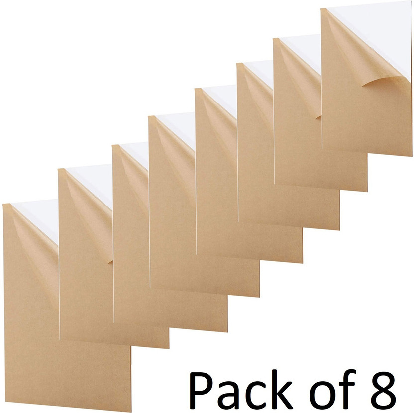 UraXx Transparent Acrylic Sheets Plexiglass Sheets Pack of 8 for DIY Art & Craft 5 x 7 inch Acrylic Sheet(2 mm)