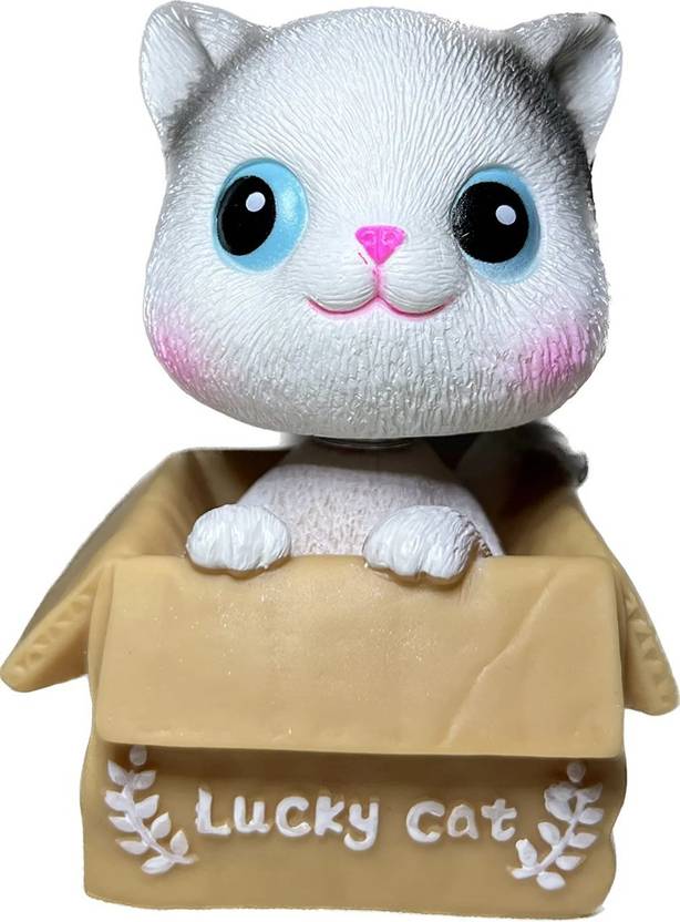 APEROL DESIGN Super Cute Cat 2 Bobblehead for Car Dashboard and Office