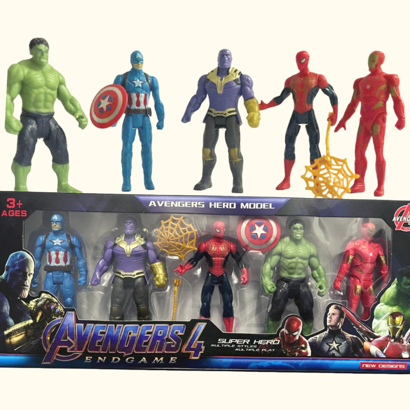 ZN STORE Marvel Avengers EndGame Action Figure Toy Set for kids.(Multicolour)(Multicolor)