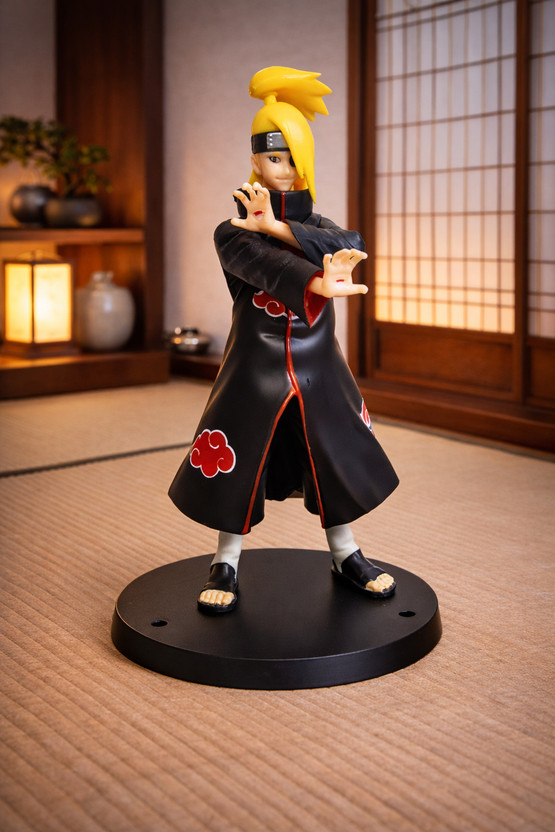 AadamsAnime Deidara Anime Action Figure 20 cm | Naruto Shippuden Akatsuki Collectible Statue(Multicolor)