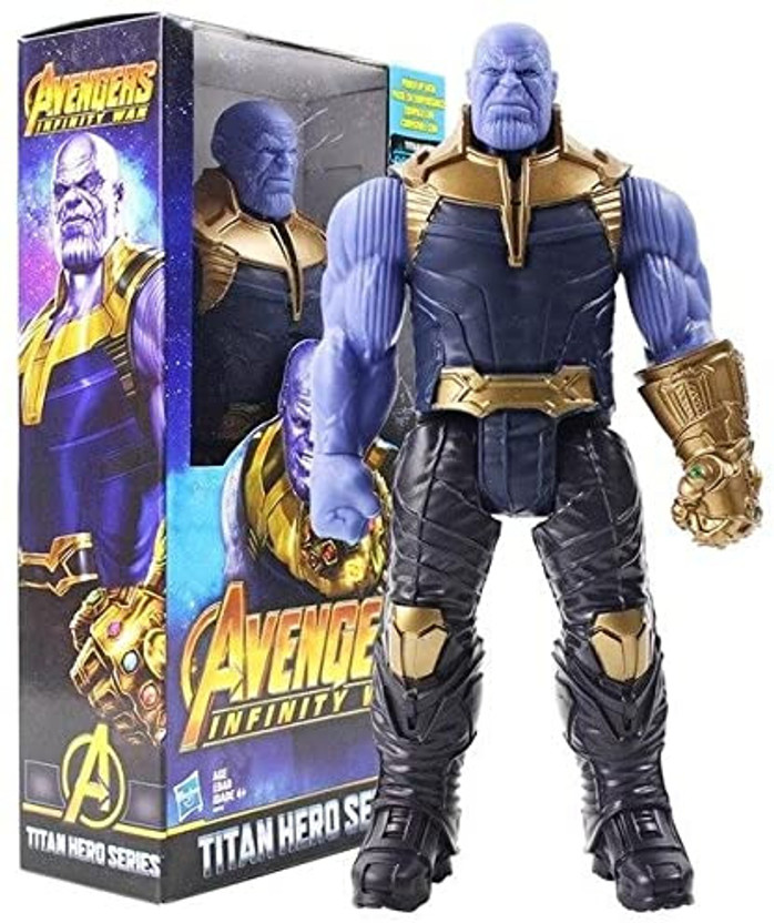 The Ansar Enterprises thanos Avengers Superhero Action Figure Toy Set for Kids with Lights(Multicolor)