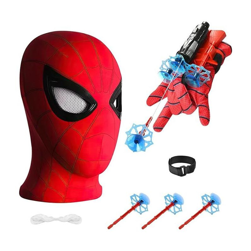 XohnyStore Spider Launcher Glove Toy with Suction Bullets for Kids(Multicolor)