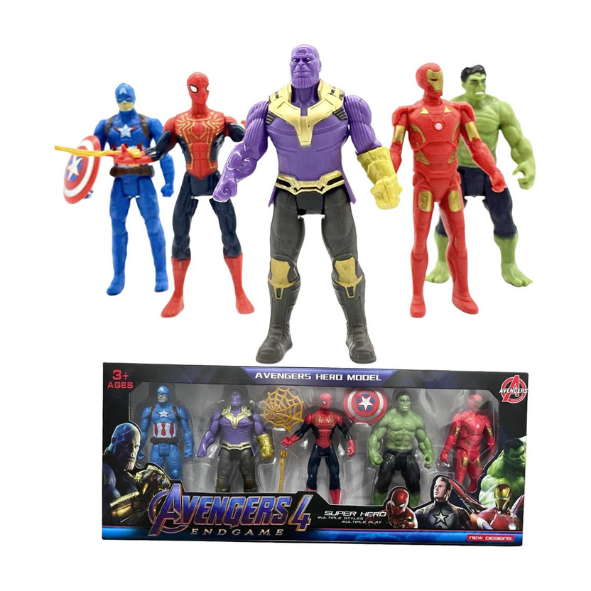 ZN STORE Marvel Avenger Action Figure Toy collection for Kids.(Multicolour)(Multicolor)