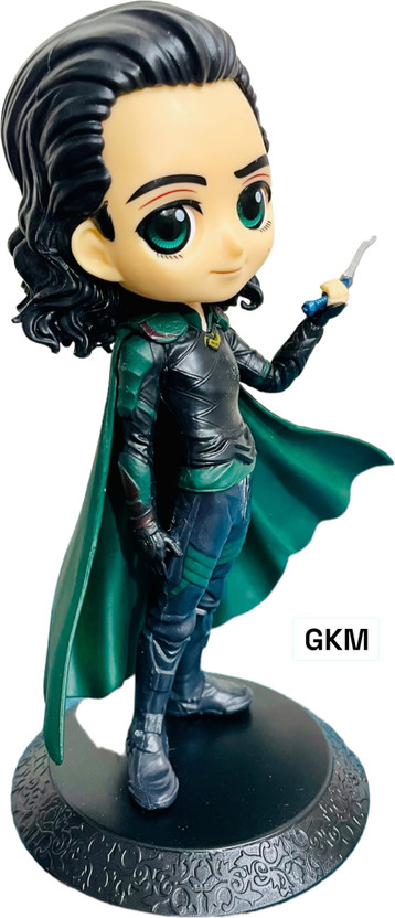 GKM Superhero Avengers Loki Action Figure Q posket for Car,Office Table(Type 2)(Multicolor)