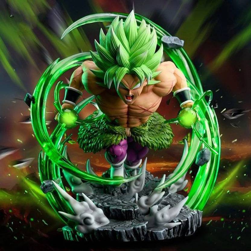 Mubco Dragon Ball Z Super Saiyan Broly Action Figure PVC Anime Collectable Model Toy Dragon