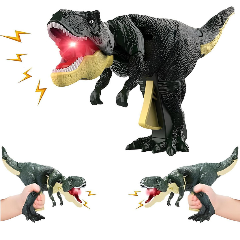Toybot Toybot Dinosaur Toy with Biting Function Roaring Sound Effect Will Shake Head and Tail(Green) - Flipkart Deal