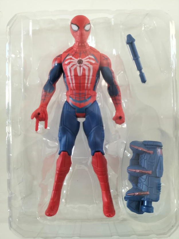 GKNEX spiderman Superhero Action Figure Toys, Kids Superhero Toys(Red)