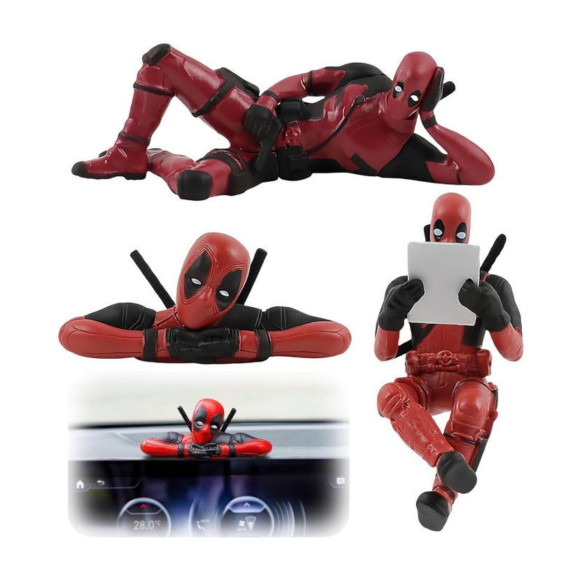 BAFATI BAFATI Deadpool Action Figure 3pcs Set Superhero For Car Decor Toy And for Home Decor(Red) - Flipkart Deal