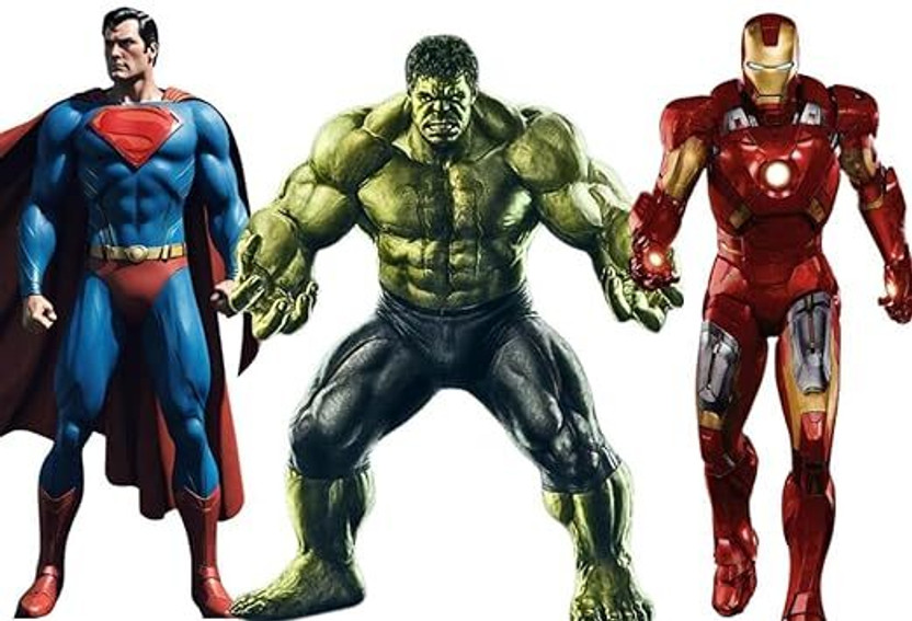 VRUX Avengers Super Hero Action Figure Toy Set For Kids.((Multicolor)