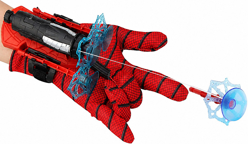 XohnyStore Spider Web Shooter Toy Glove Launcher Set for Kids Boys & Girls(Multicolor)