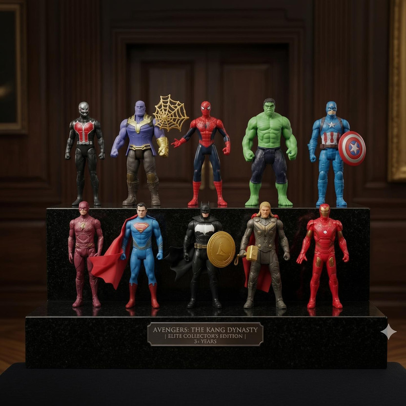 BAIRNINO BAIRNINO 10 Superhero Action Figure Set | Avengers & DC Heroes Toys with Movable Joints(Multicolor) - Flipkart Deal