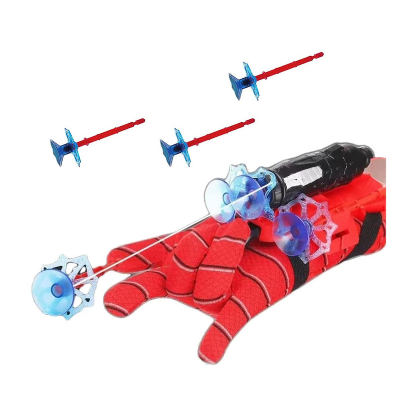 KCR Spider Web Shooter Toys for Kids Boys Real Gadget Toys Gloves Launcher Wrist Toy(Multicolor)