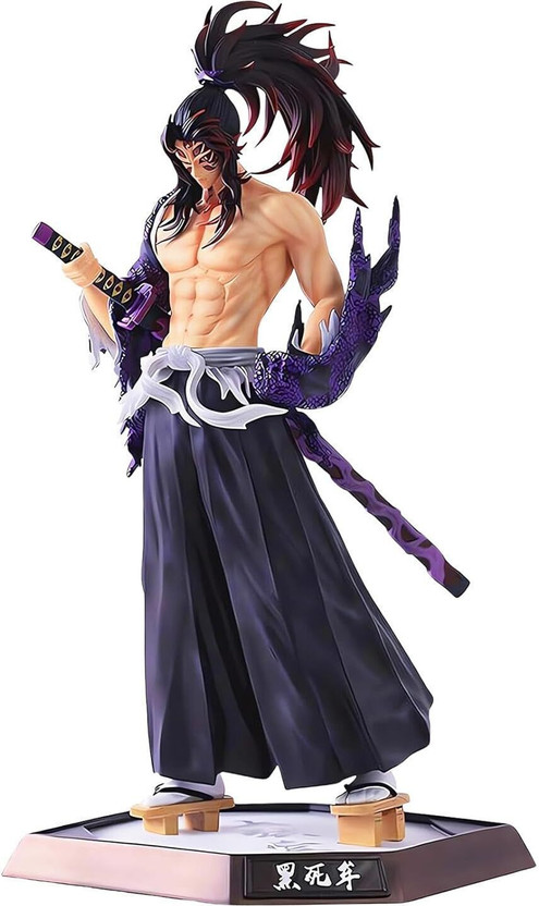 ToonyVerse Anime DEMON SLAYER KOKUSHIBO ACTION FIGURE 30CM(Multicolor)