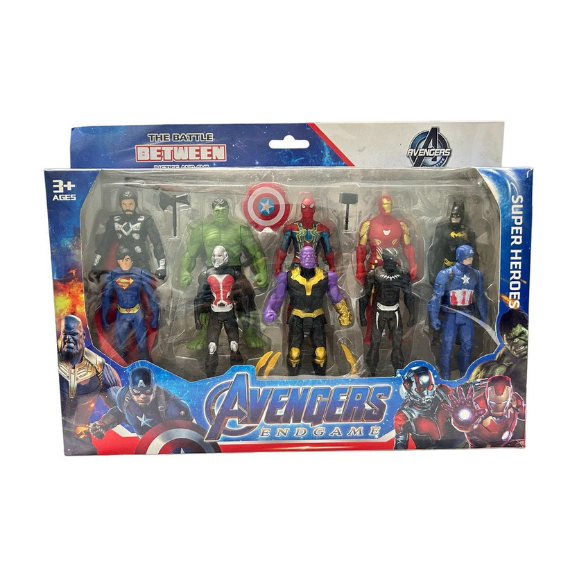 KAMMATESWARA KAMMATESWARA Avenger Action figure toy set of 10 superheroes(Multicolor) - Flipkart Deal