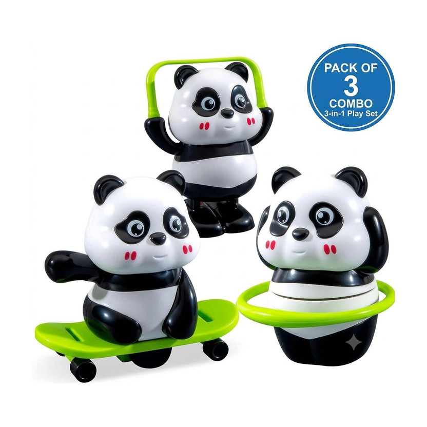 7u7 7u7 Cute Dancing Panda Toy Combo for Kids (Pack of 3), Perfect Birthday Return Gift(White) - Flipkart Deal