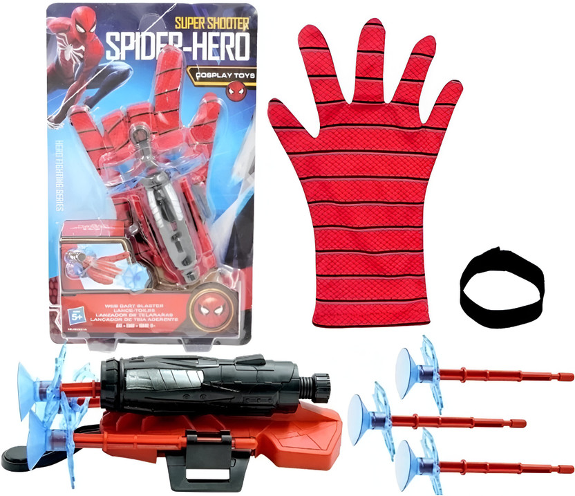MY BABY LOVE A PERFECT CARE Spider Web Shooter Toys for Kids Real Gadget Toys for Boys(Red)