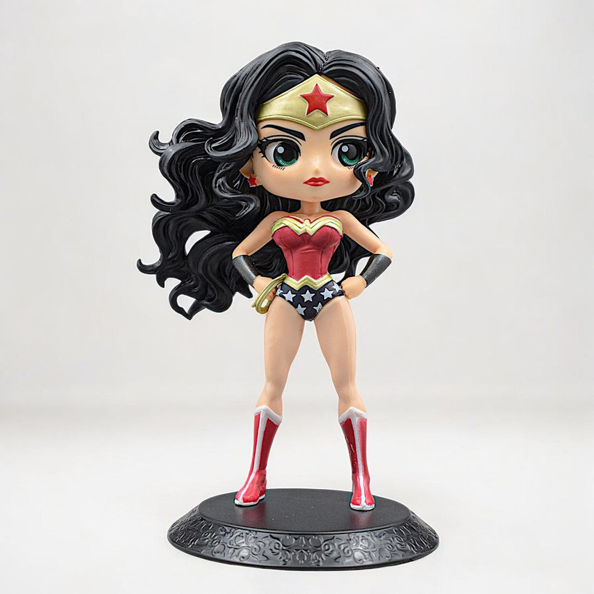 GT Gala Time Wonder Woman Q Posket 15 Cm DC Superhero Collectible Toy Figure(Multicolor)