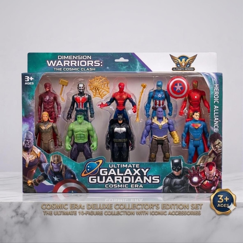 BAIRNINO BAIRNINO Avengers Superhero Action Figure Toy Set of 10 | Heroes Collection for Kids(Multicolor) - Flipkart Deal