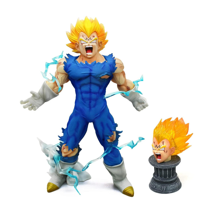 Bugstore Enterprises Dragon Ball Z Vegeta Action Figure 27 CM | Saiyan Prince Anime Collectible Toy(Multicolor)