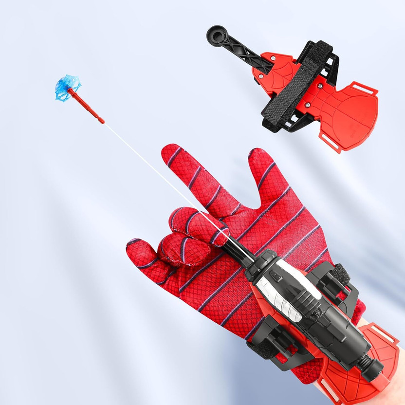 XohnyStore Spider Web Shooter Con Launcher Glove, Kids Launching Glove(Multicolor)