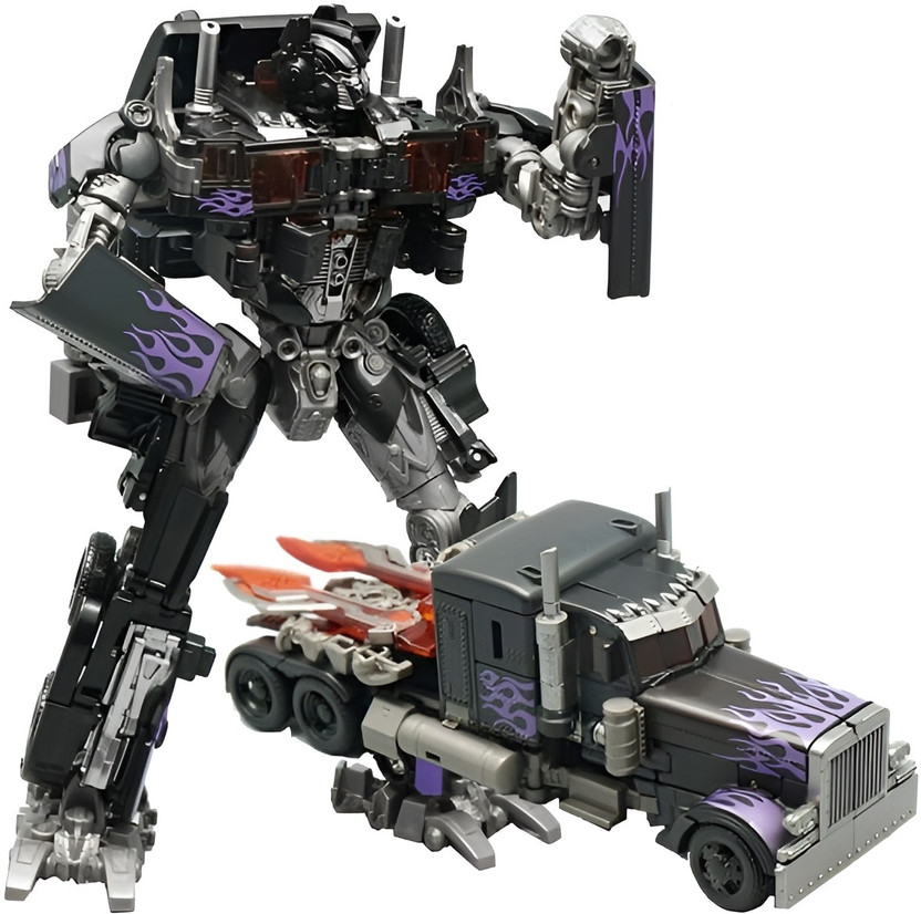 Metaformation Transforming Robot Truck Convertible Robot Car Toy For Kids Age 6+(Grey, Purple)
