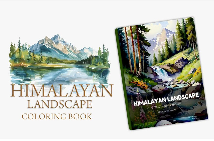 Himalayan Himalayan Art Colouring Book For Adults & Kids, Mandalas & Tibetan Patterns, 50 Unique Designs(colouing book, Himalayan Art Colouring Book) - Flipkart Deal