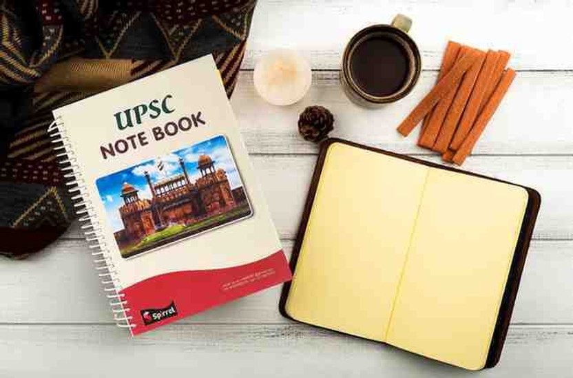 SPIRREL SPIRAL NOTEBOOK UPSC Mains Answer Writing Civil exam Booklet 70gsm quality A4 Notebook HARD COVER WITH TRANSPARENT COVER PROTECTOR 150 Pages(Multicolor)