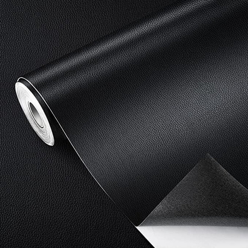 HYPE PRO Leather Tape(10InchX24Inch)Repair for Couch Sofas Car Seat(Set of 1, Black)
