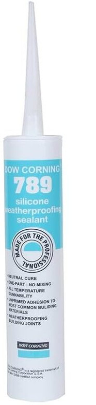 DOWSIL White Silicone Sealant Waterproof Weatherproof Professional Adhesive(300 ml)