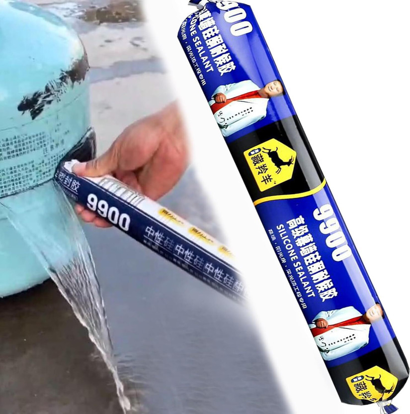 PARATE 9900 Industrial Grade Silicone Sealant for Fast Leak Repair on Metal & Walls Adhesive(750 ml)