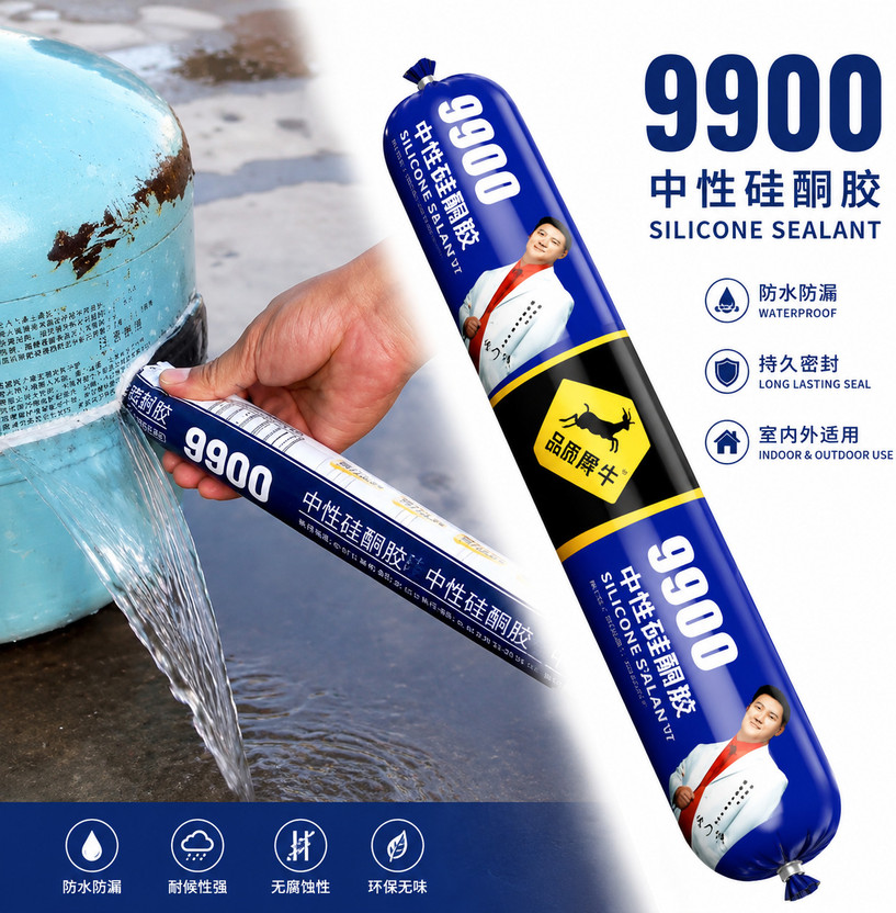 VBCART Waterproof Silicone Sealant,HIGH STRENGTH SILICON SEALNT Adhesive (750 g) Adhesive(700 ml)
