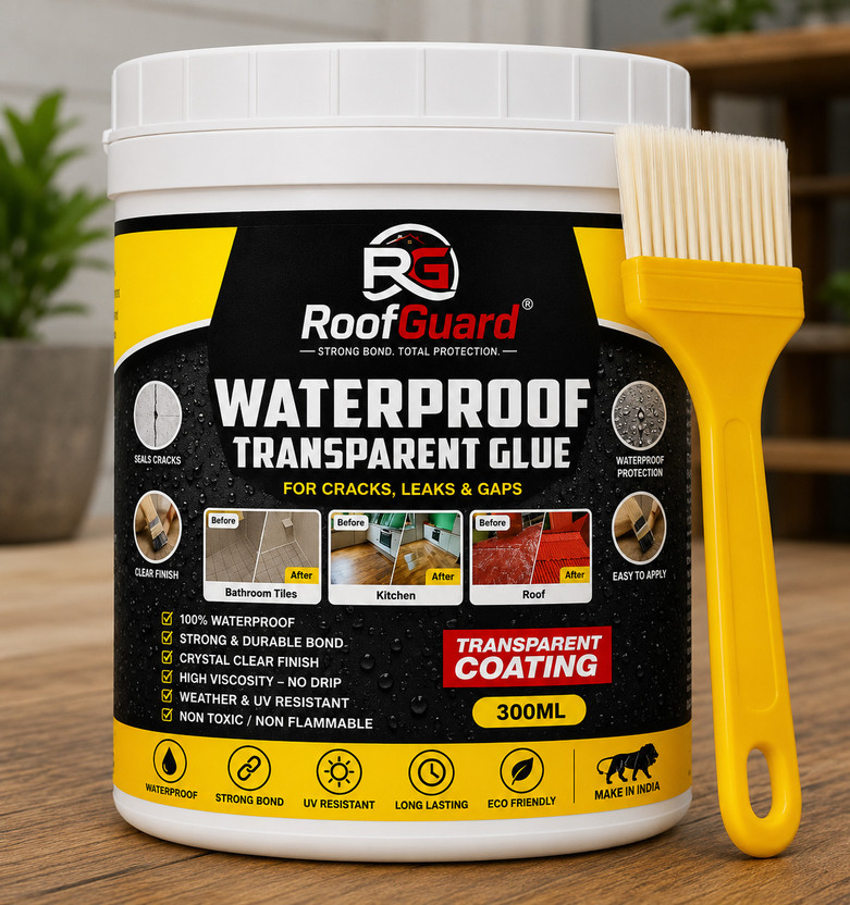 RoofGuard RoofGuard Transparent Waterproof Adhesive – Waterproof Glue Adhesive(300 ml) - Flipkart Deal