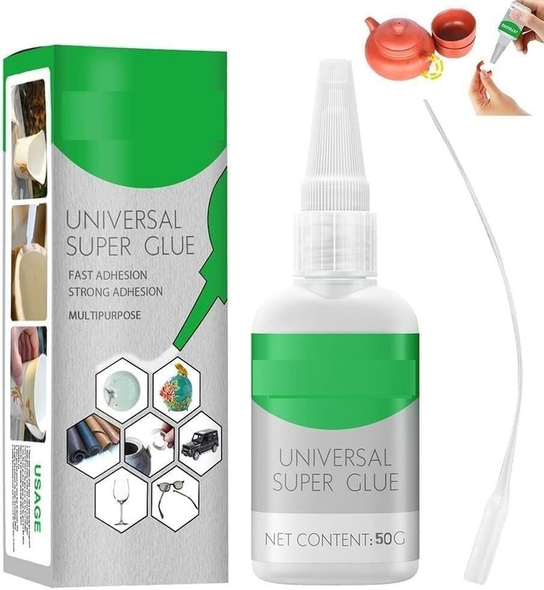 EKALING TRADERS Universal Super Strong Instant Glue,Quick Dry Welding Adhesive (50 g) Adhesive(50 g)