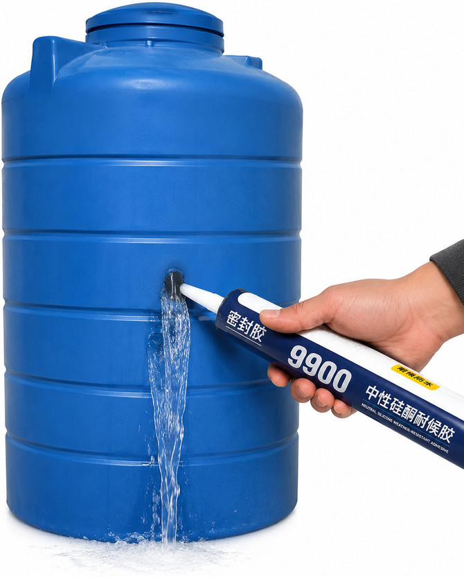 Nexora Waterproof Silicone Sealant Adhesive for Roof & Leakage Repair Adhesive(750 g)