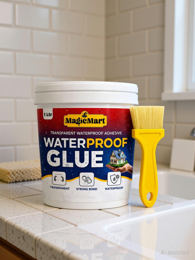 MAGICMART Transparent Waterproof Glue for Roof Leakage, Adhesive Sealan Adhesive(1 kg)