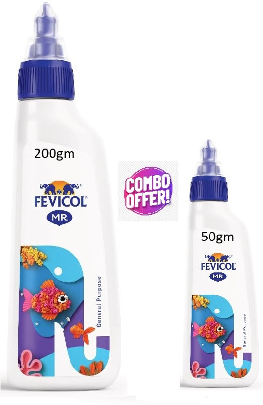 FEVICOL Combo Offer Free 50G Craft Glue | Ultimate Adhesive| DIY Art & Craft Adhesive(200 ml)
