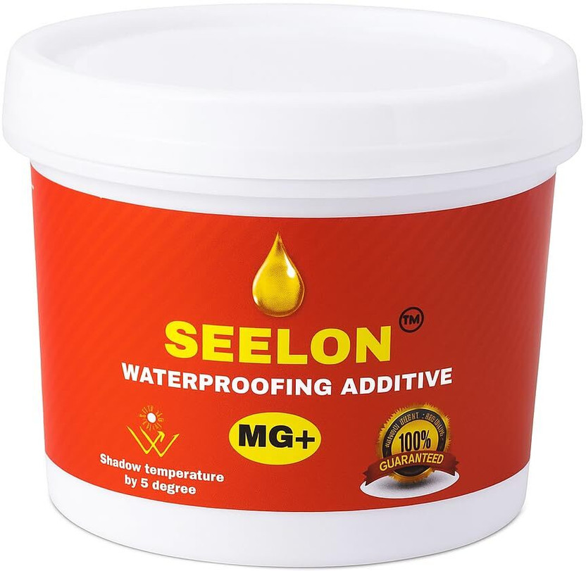 SEELON MG+ Waterproofing Additive 500ML | Solution for Cement, Concrete & Plaster Adhesive(500 ml)