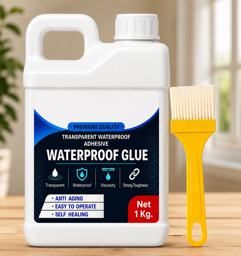 Yugam Kiyano Glue Clear Gel Bathroom Roof Top Concrete No Leak Adhesive (1 KG) Adhesive(1 kg)
